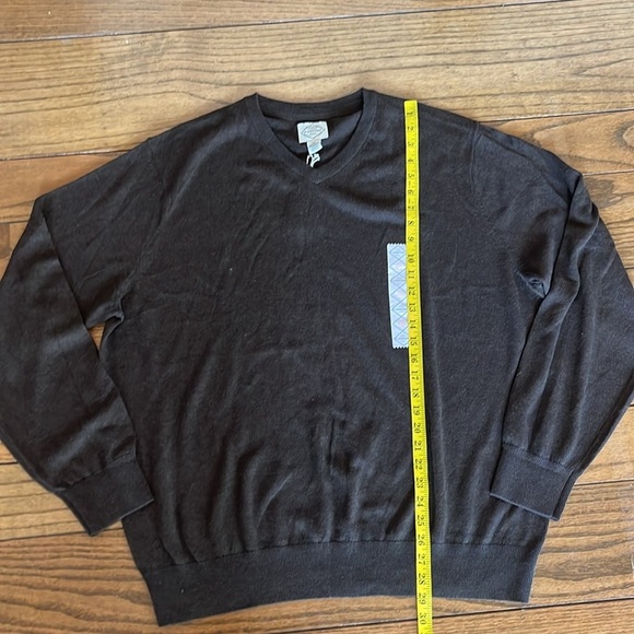 St John bay Super Soft V Neck Sweater Brown Size XXL - Picture 7 of 11